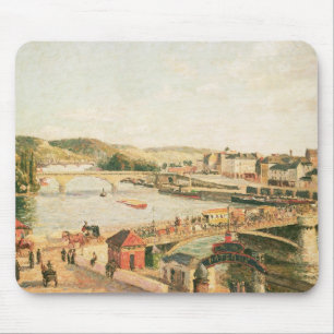 Mousepad Luz do sol em Rouen, 1896 (óleo em canvas)