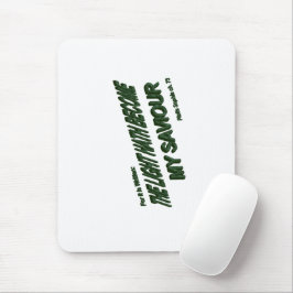 Mousepad Luz Hath Torna-Se Meu Salvador - Verde