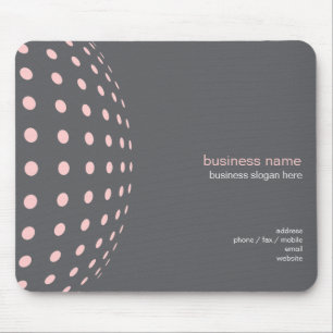 Mousepad Luz simples moderna elegante lisa - círculos
