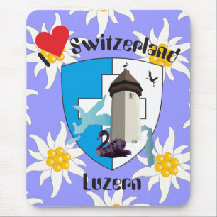 Mousepad Luzern Suíça Suisse Svizzera Switzerland Mauspad