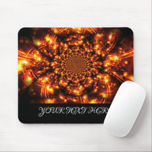 Mousepad Luzes brilhantes Douradas