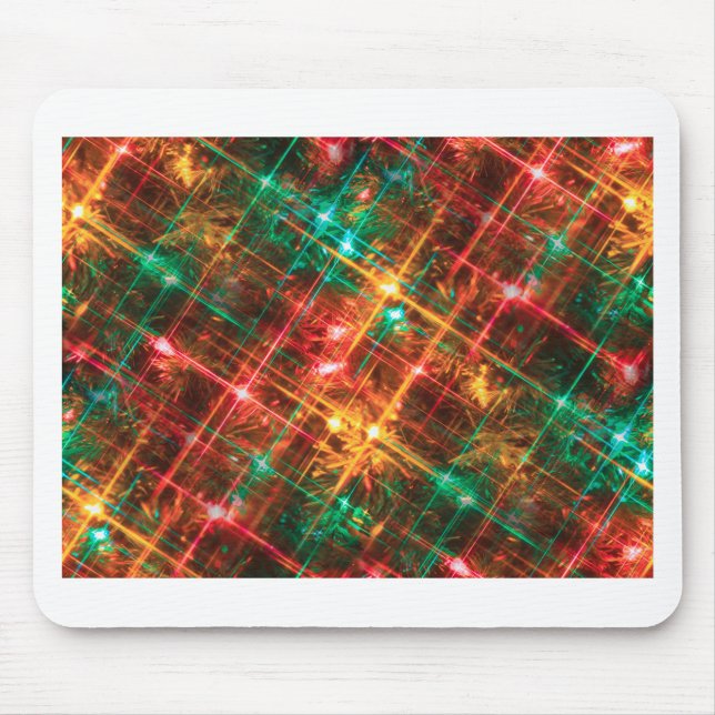Mousepad luzes da árvore de natal (Frente)