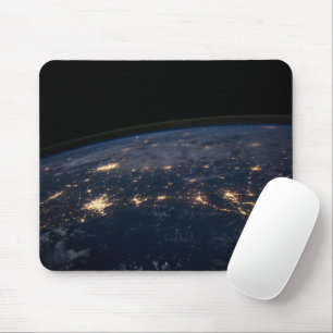 Mousepad Luzes Da Cidade Do Sul Dos Estados Unidos.