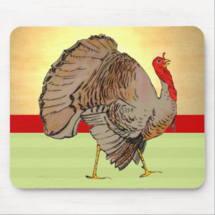 Mousepad Luzes de Ação de Graças de Cor de cheio na Turquia