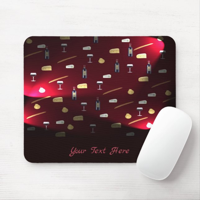 Mousepad Luzes de amora de delícia do Comida (Com mouse)