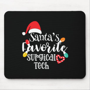 Mousepad Luzes de Natal da Técnica Cirúrgica Favorita do Pa