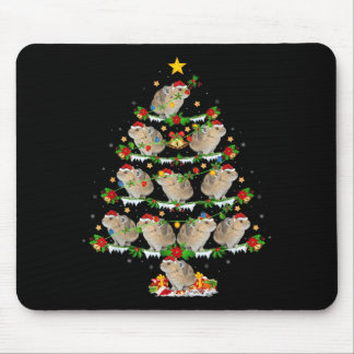 Mousepad Luzes de Natal Pika Amante da Árvore de Natal Pika