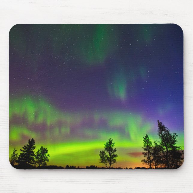 Mousepad Luzes do norte | Manitoba Canadá (Frente)