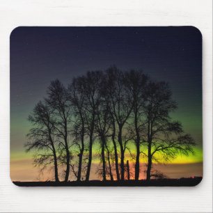 Mousepad Luzes do norte   Manitoba Canada Grande Pointe