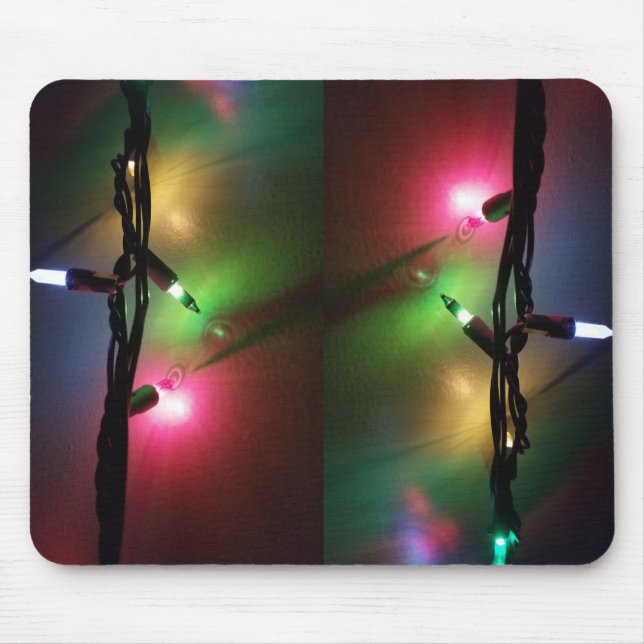 Mousepad Luzes intermitentes coloridas (Frente)