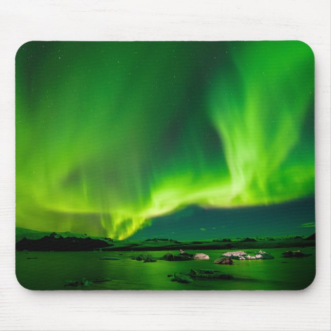 Mousepad Luzes Nortes da Islândia (Frente)