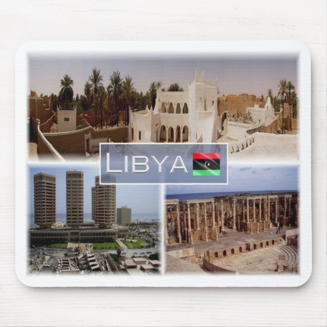 Mousepad LY Líbia - Trípoli - Ghadames - (Frente)