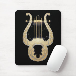 Mousepad Lyre de Apollo Mitologia Grega Art Nouveau Desig