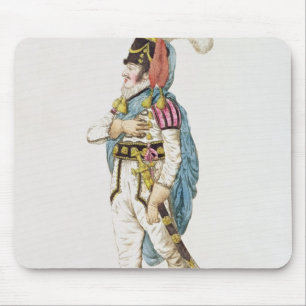 Mousepad M.John Braham o caráter de Orlando, 1802