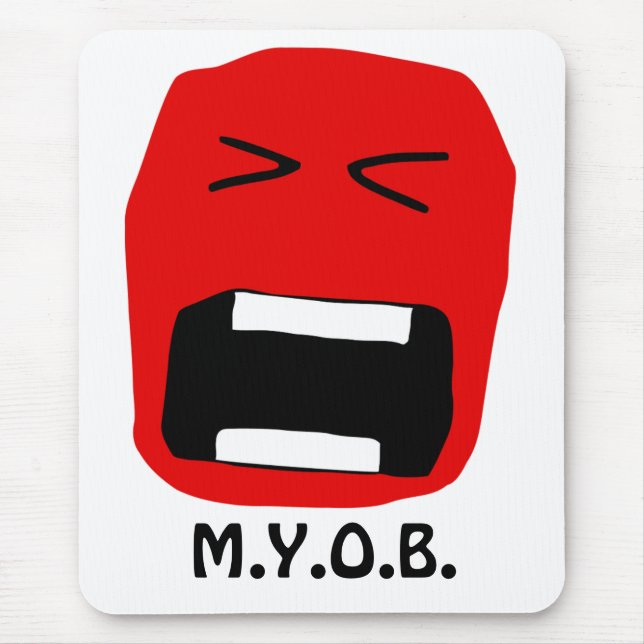 Mousepad M.Y.O.B. Esteira do rato (Frente)
