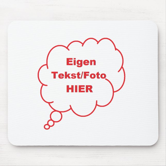 Mousepad Maak je eigen (Frente)