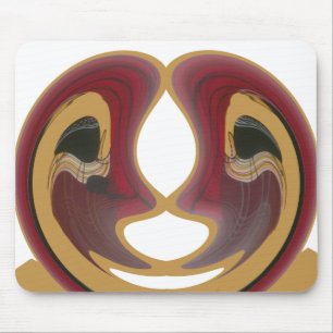 Mousepad Maasai Tribal Whirl Art Impressão