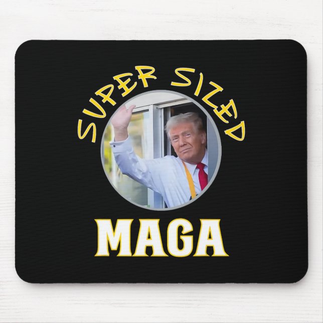 Mousepad Mac Pai Trump Vance 2024 Faz Fritas Francesas (Frente)