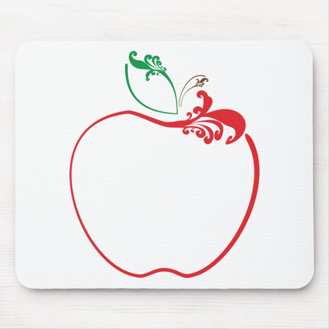 Mousepad maçã florescente (Frente)