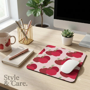 Mousepad Maçã Moderna Inspirada em Frutas