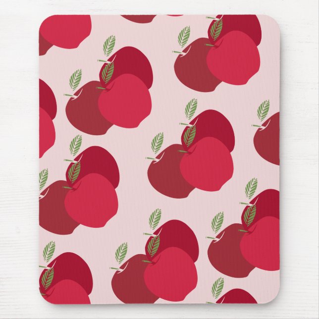 Mousepad Maçã Moderna Inspirada na Fruta (Frente)