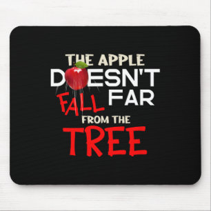 Mousepad Maçã não cai longe da trilha da Maçã