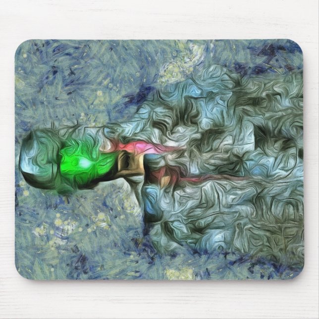 Mousepad Maçã verde (Frente)