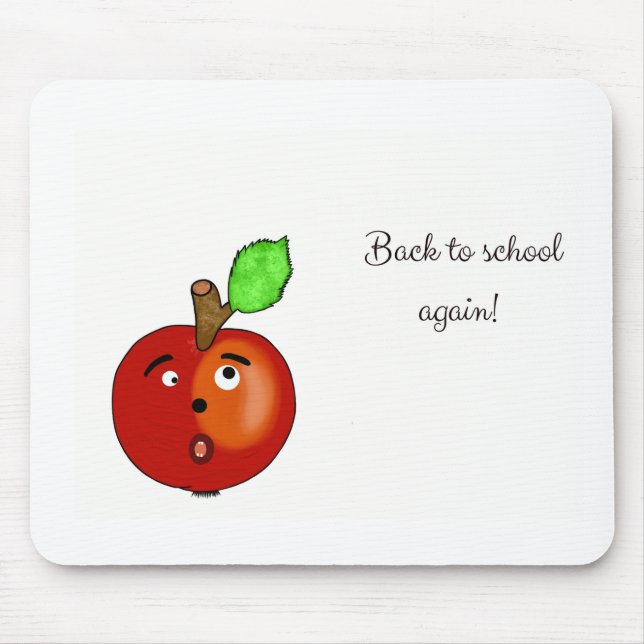 Mousepad Maçã vermelha (Frente)