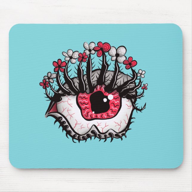 Mousepad Macabre Eye Creepy Witchy (Frente)