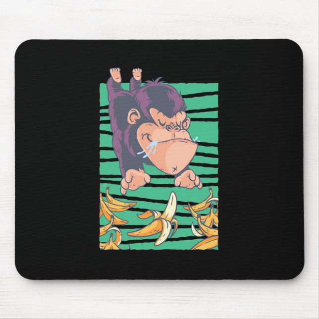 Mousepad Macaco Cinto Com Bananas (Frente)