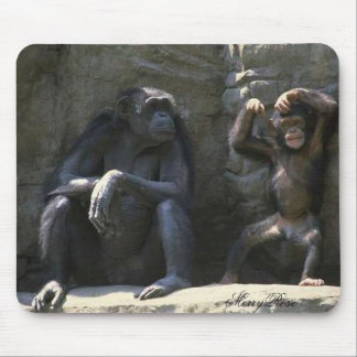 Mousepad Macaco da mamã & do bebê