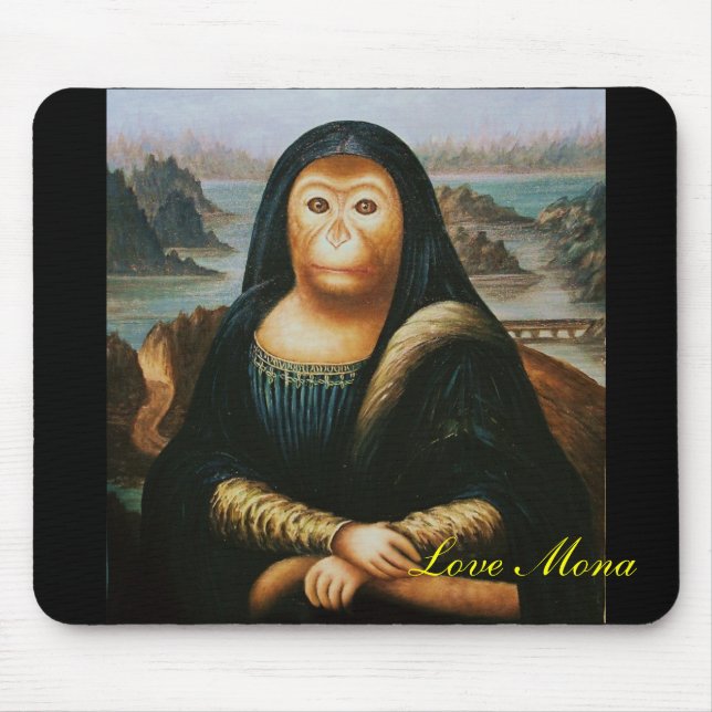 Mousepad macaco de Mona (Frente)