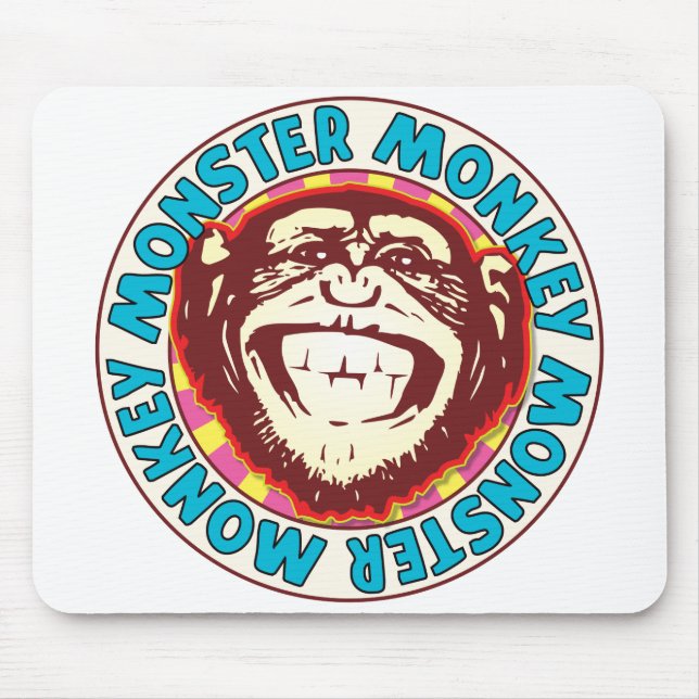 Mousepad Macaco do monstro (Frente)