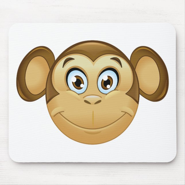 Mousepad macaco emoji (Frente)