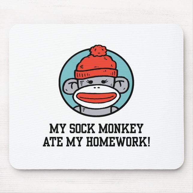 Mousepad Macaco Engraçado (Frente)