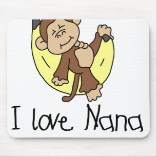 Mousepad Macaco eu amo Nana