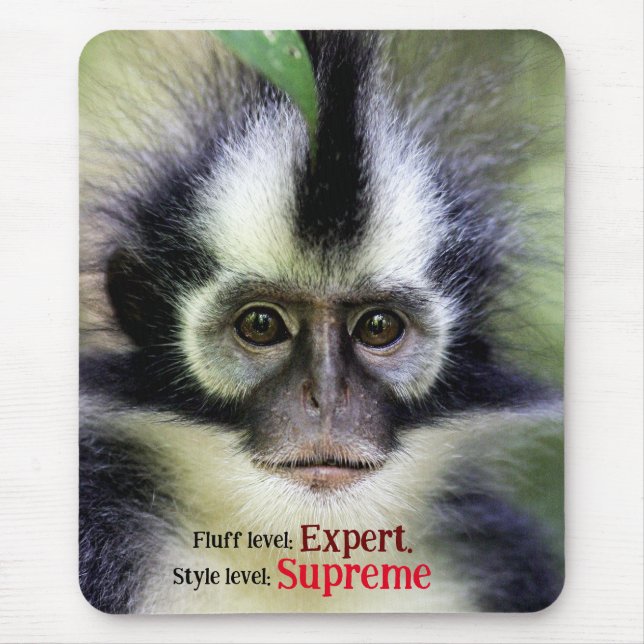 Mousepad Macaco Fluffy Thomas Leaf (Frente)