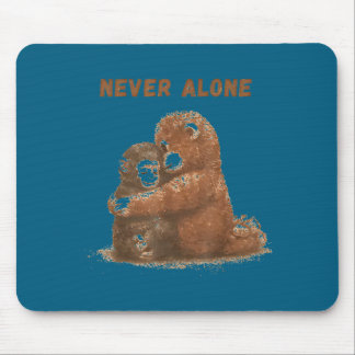 Mousepad macaco golpeado meme de animal 