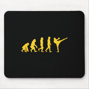 Mousepad Macaco Gorila Evolução Humana Engraçada Karatê Box