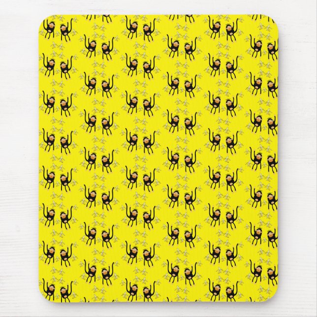 Mousepad Macaco-Pequeno-Cachinho E Bananas (Frente)