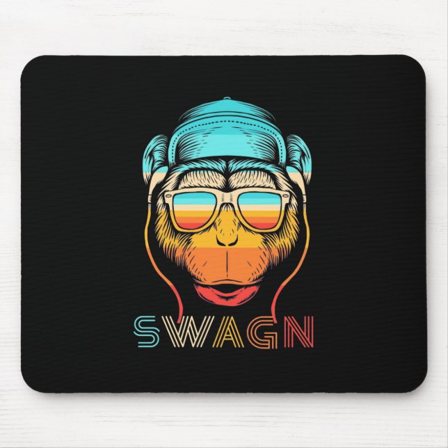 Mousepad Macaco Trocado Retro (Frente)