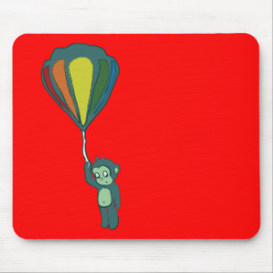 Mousepad macaco voador: balão de ar quente