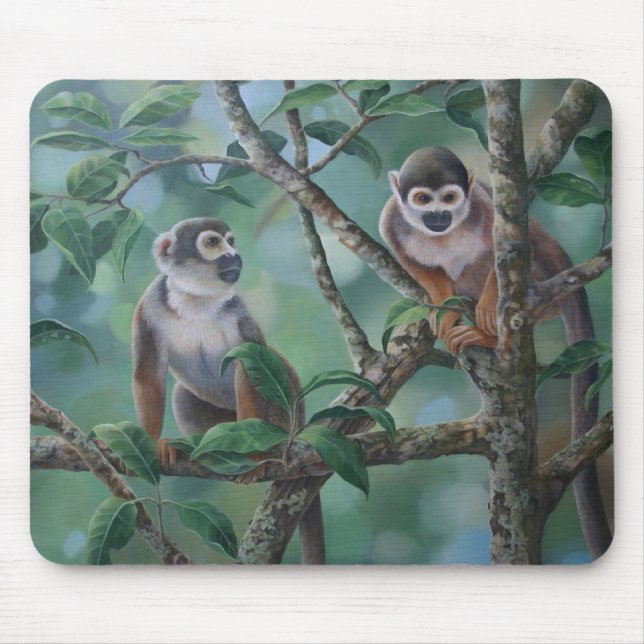 Mousepad Macacos de esquilo Mousemat (Frente)