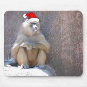 Mousepad Macacos e babuínos de Natal