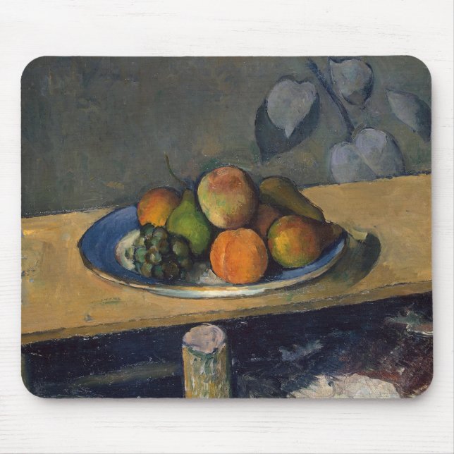 Mousepad Maçãs de Paul Cezanne |, peras e uvas, c.1879 (Frente)