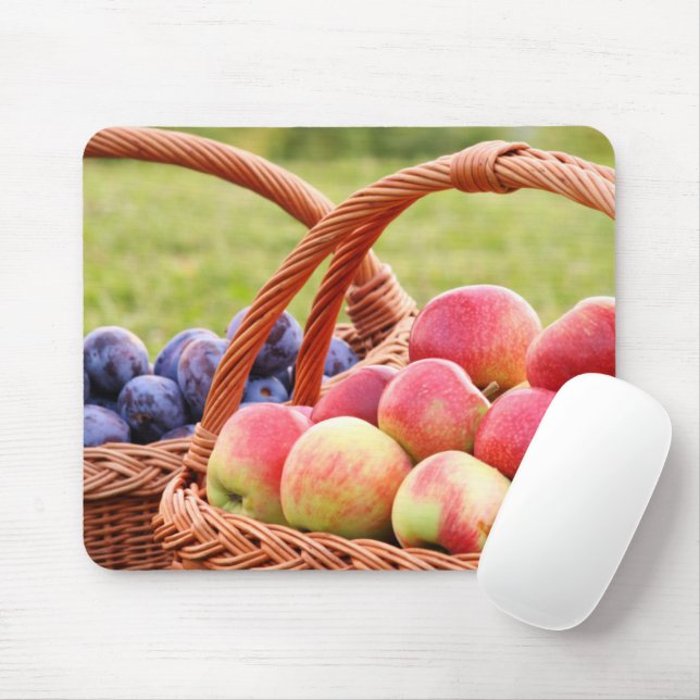 Mousepad Maçãs e Ameixas (Com mouse)