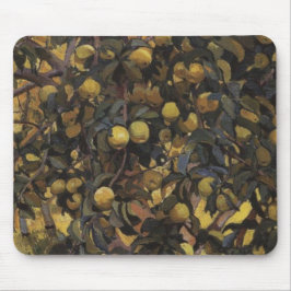 Mousepad Maçãs nos ramos das árvores (por Serebriakova)