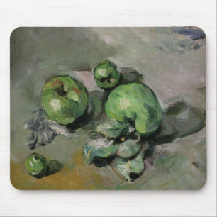 Mousepad Maçãs verdes de Paul Cezanne  , c.1872-73