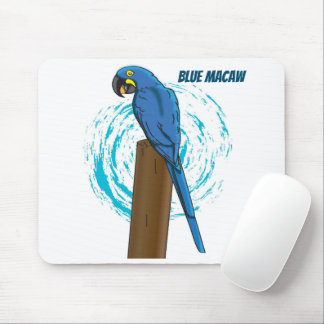 Mousepad Macaw Azul
