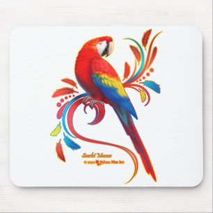 Mousepad Macaw-Scarlet